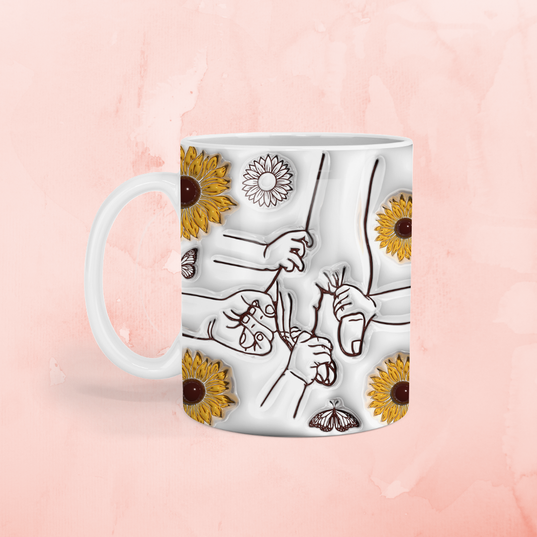 Sunflower Mom Coffee Mug