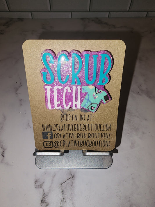 Scrub Tech Badge Reel