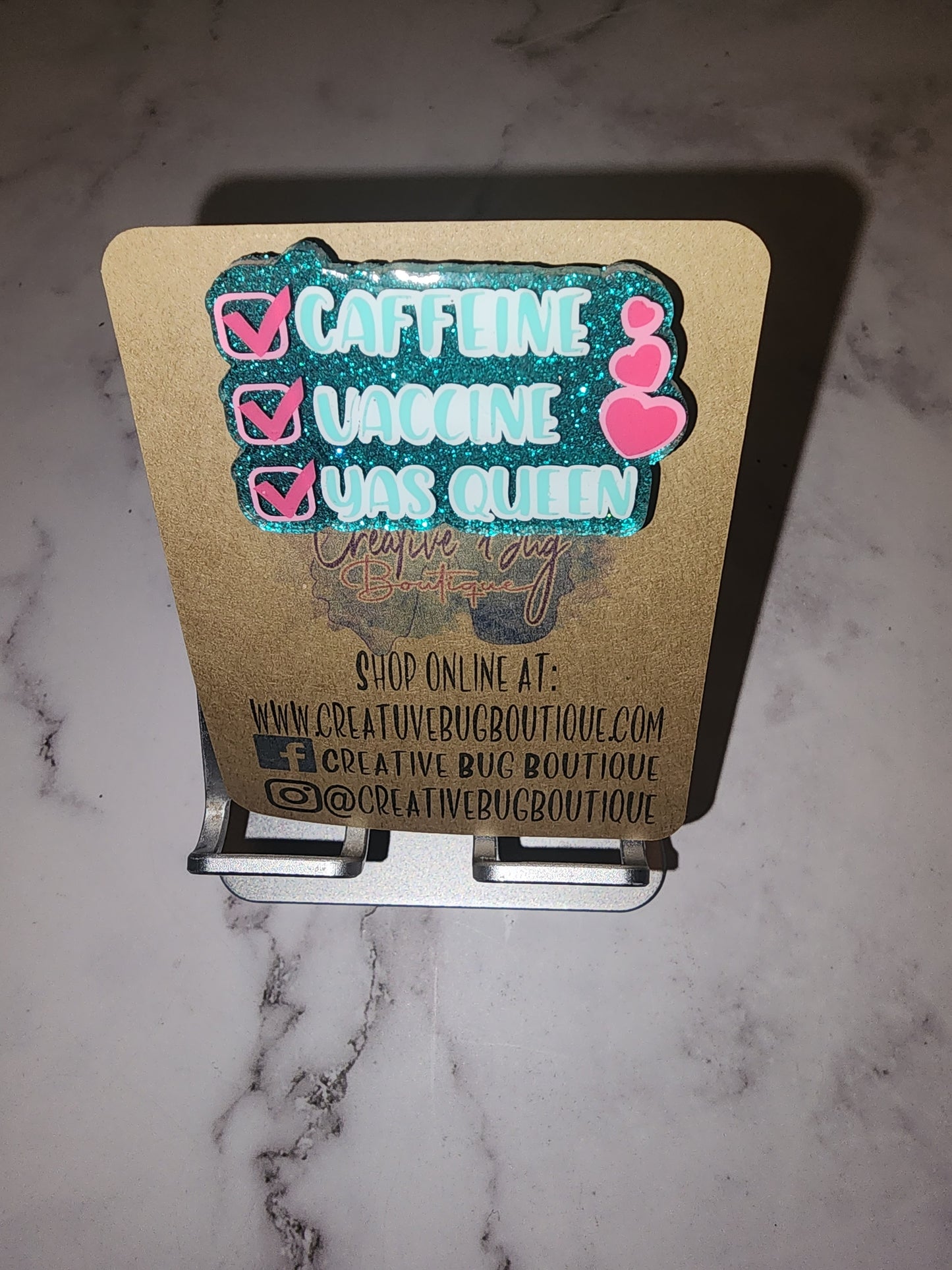 Caffeine Vaccine Badge Reel