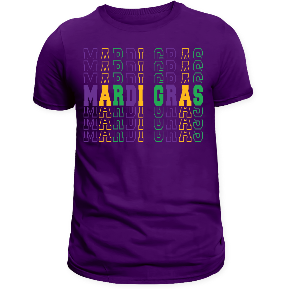 Mardi Gras Mirrored Design