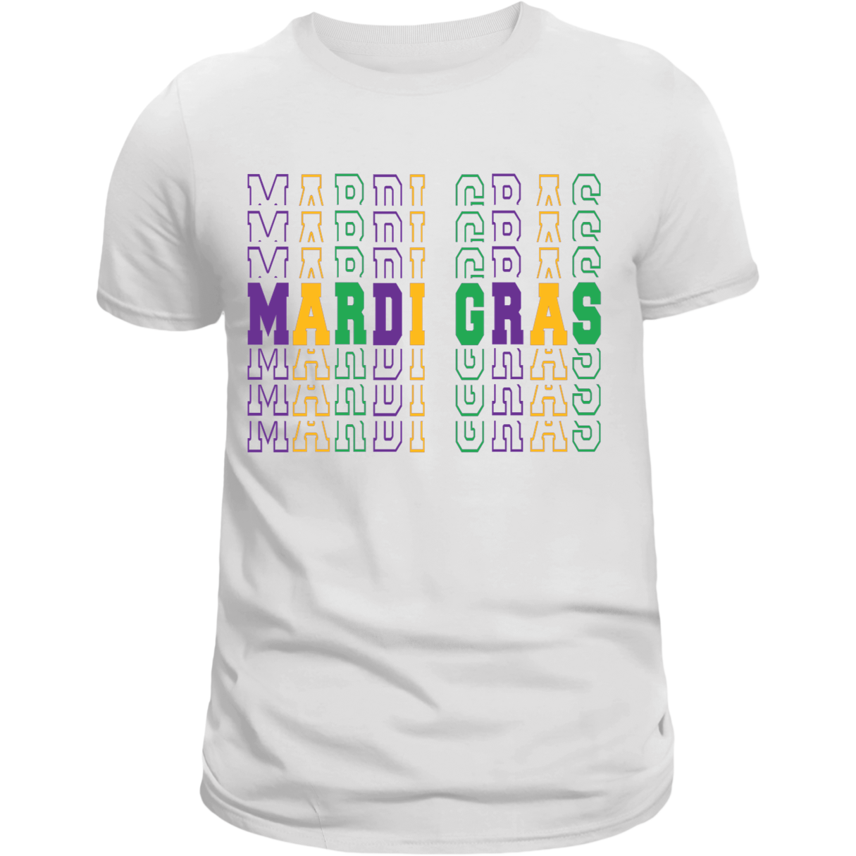 Mardi Gras Mirrored Design