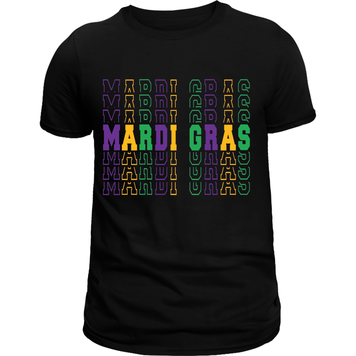 Mardi Gras Mirrored Design