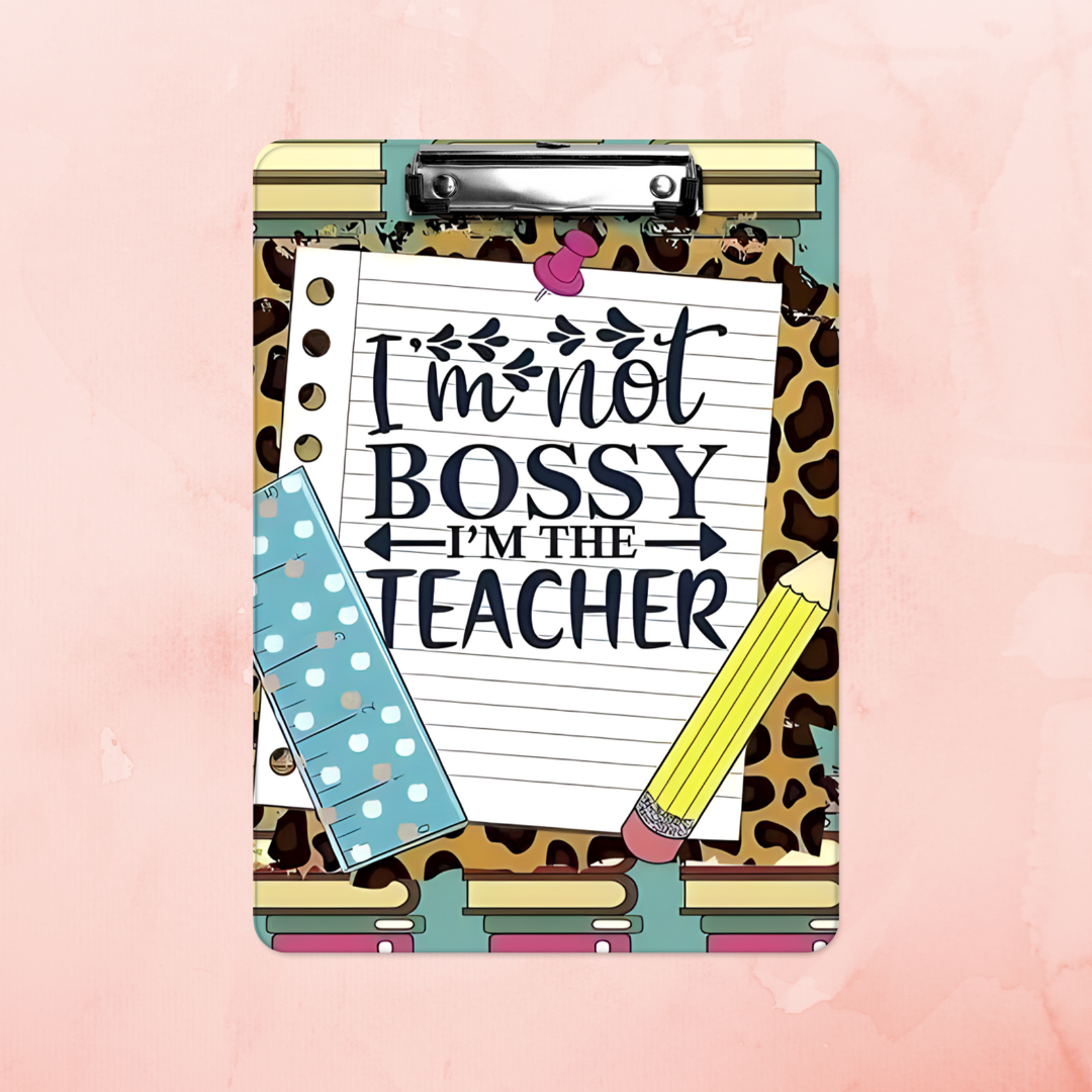 Teacher Themed Clipboard