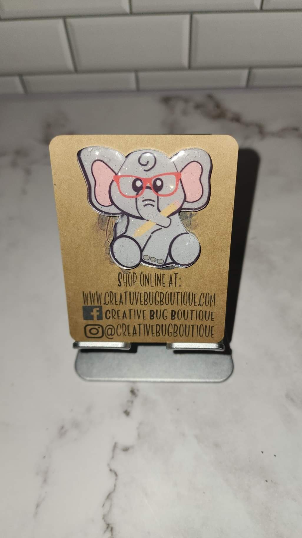 Elephant Badge Reel