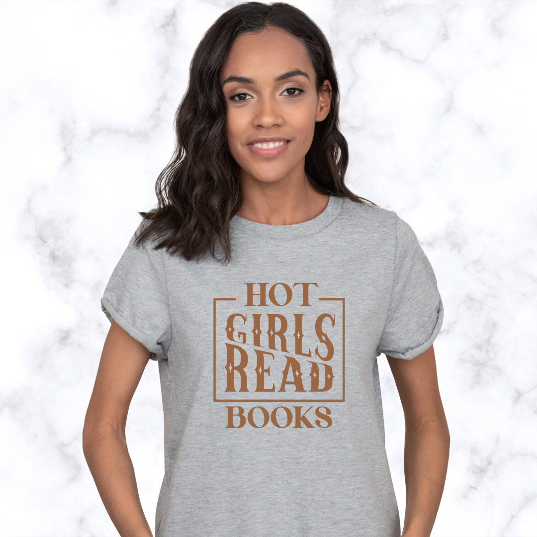 Hot Girls Read Books Shirt