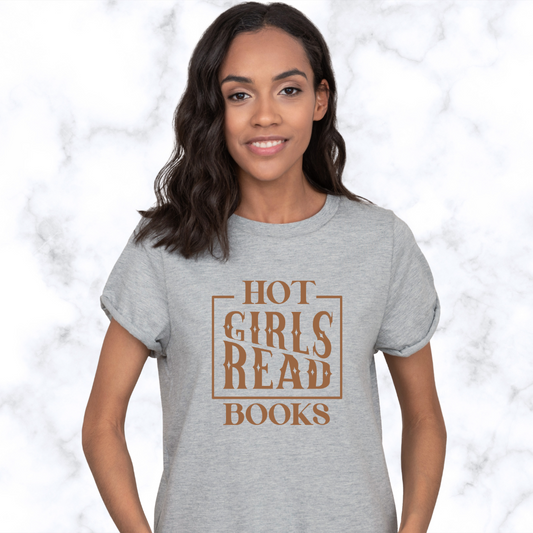 Hot Girls Read Books Shirt