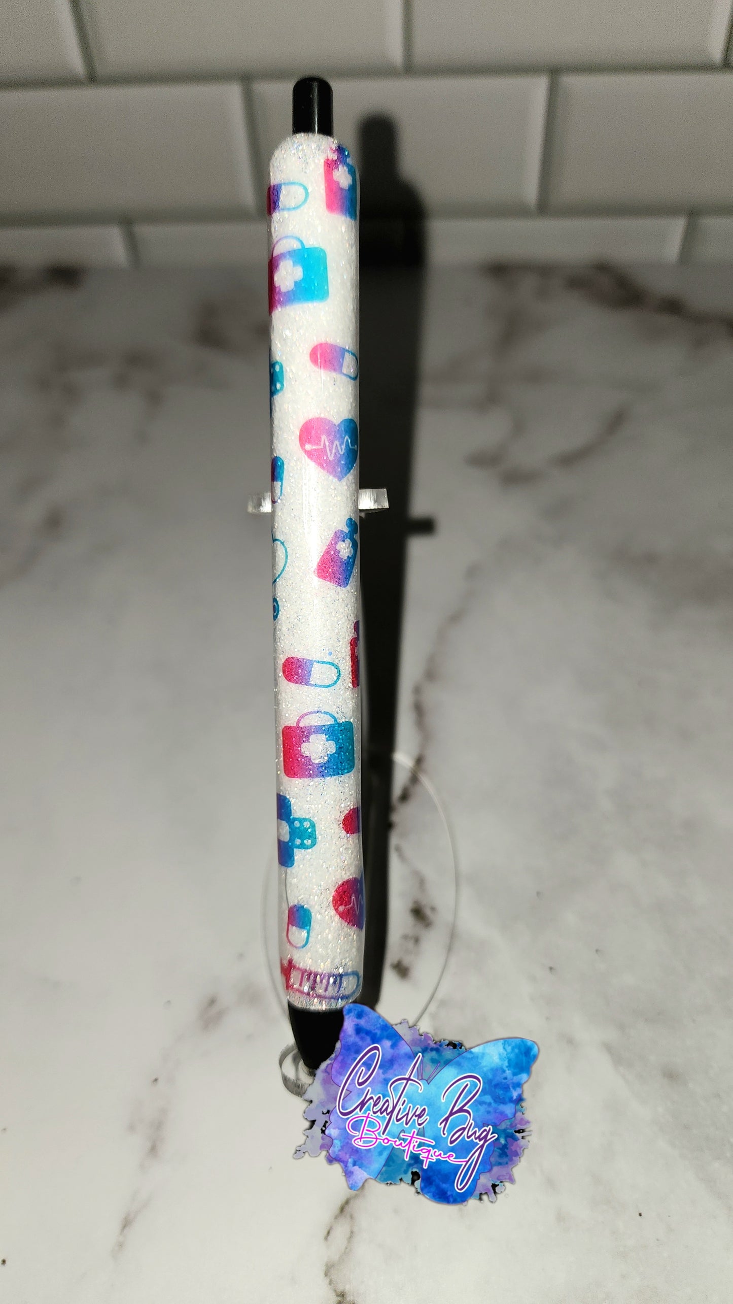 Medical Items Glitter Pen