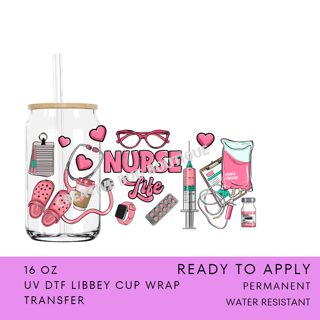 Nurse Life (Pink Edition) Transfer