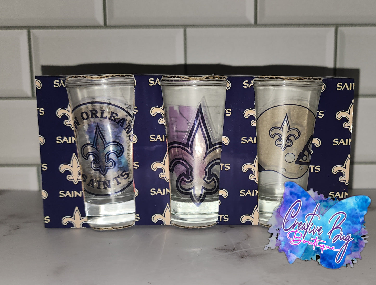 Saints Shot Glass Set