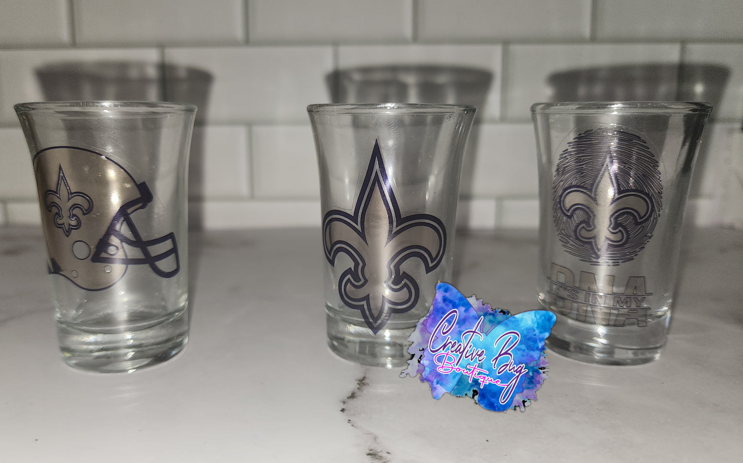 Saints Shot Glass Set